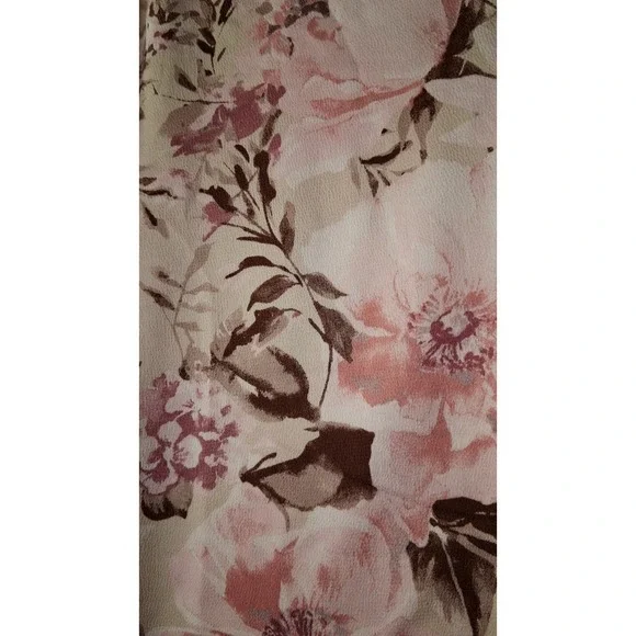 Express Women's Camisole Tank XL NWT Lace Trim Strap Layering Top Floral Pink - Picture 6 of 7